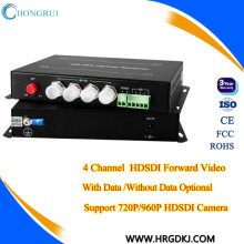 China security equipment fiber optic 4ch sdi to ip converter